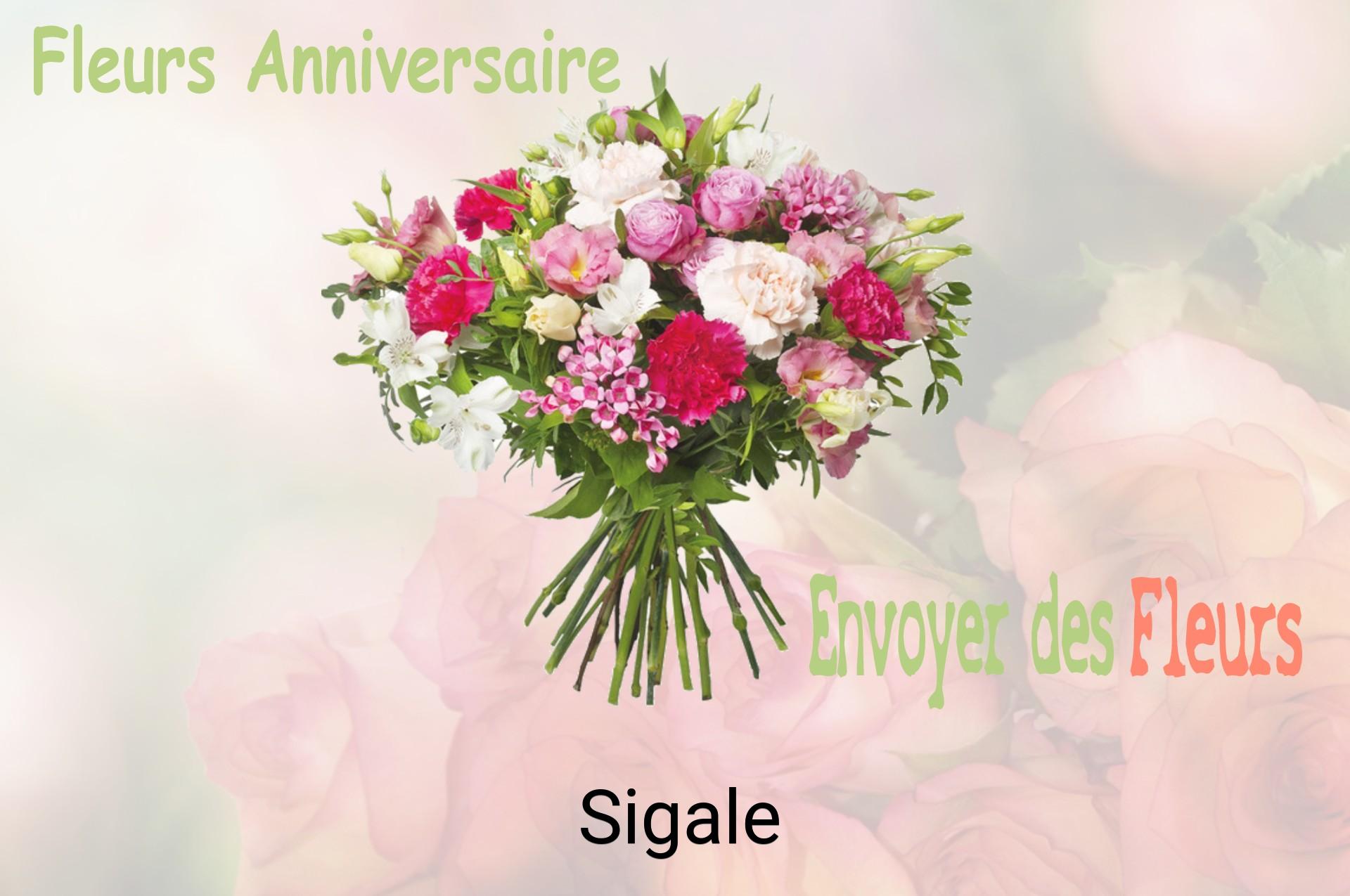 Bouquet de fleurs d’anniversaire livré à Sigale